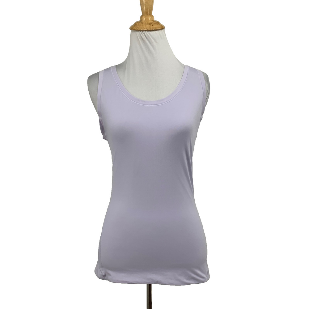 Lululemon Tank Top Womens 2/4 Lilac Wundermost Ultra Soft Nulu Scoop Neck Smooth